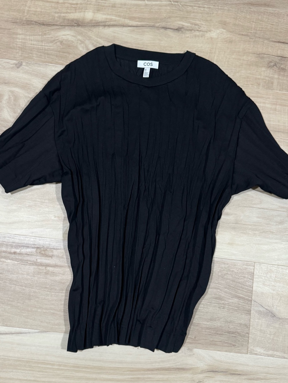 COS Navy Crewneck Tee